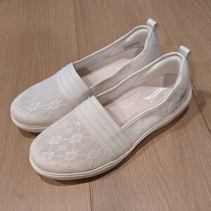 Skechers Women's Cream Slip-On Shoes